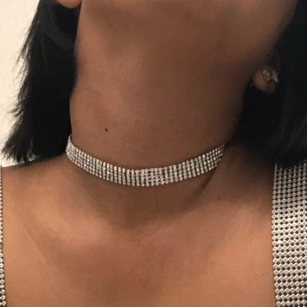 Rhinestone Choker